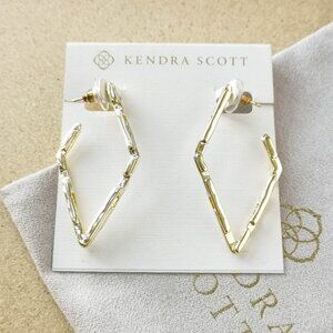 NEW Kendra Scott Gold Rylan Small Hoop Earrings